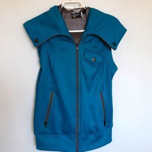 Burton vest hooded size S Turqouise